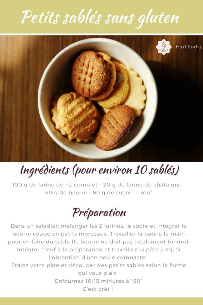 Petits sablés sans gluten